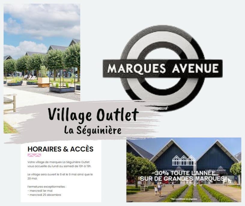 L'Eclat Travot Central Lumineux Vue Sublime Cholet Eksteriør billede